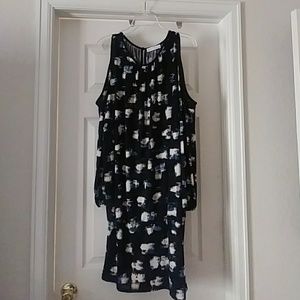 Cold shoulder dress